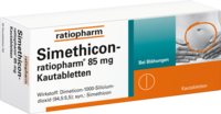 SIMETHICON-ratiopharm 85 mg Kautabletten