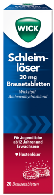 WICK Schleimlöser 30 mg Brausetabletten