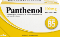 PANTHENOL 100 mg Jenapharm Tabletten