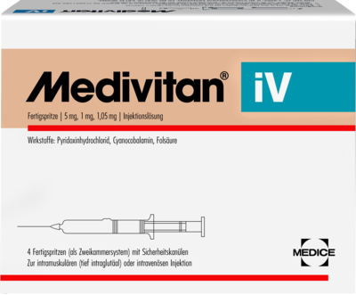 MEDIVITAN iV Injektionslösung in Zweikammerspritze