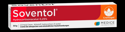 SOVENTOL Hydrocortisonacetat 0,25% Creme