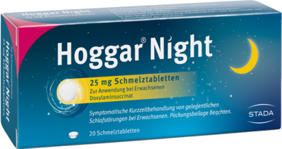 HOGGAR Night 25 mg Schmelztabletten