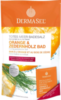 DERMASEL Totes Meer Badesalz Orange & Zedernholz